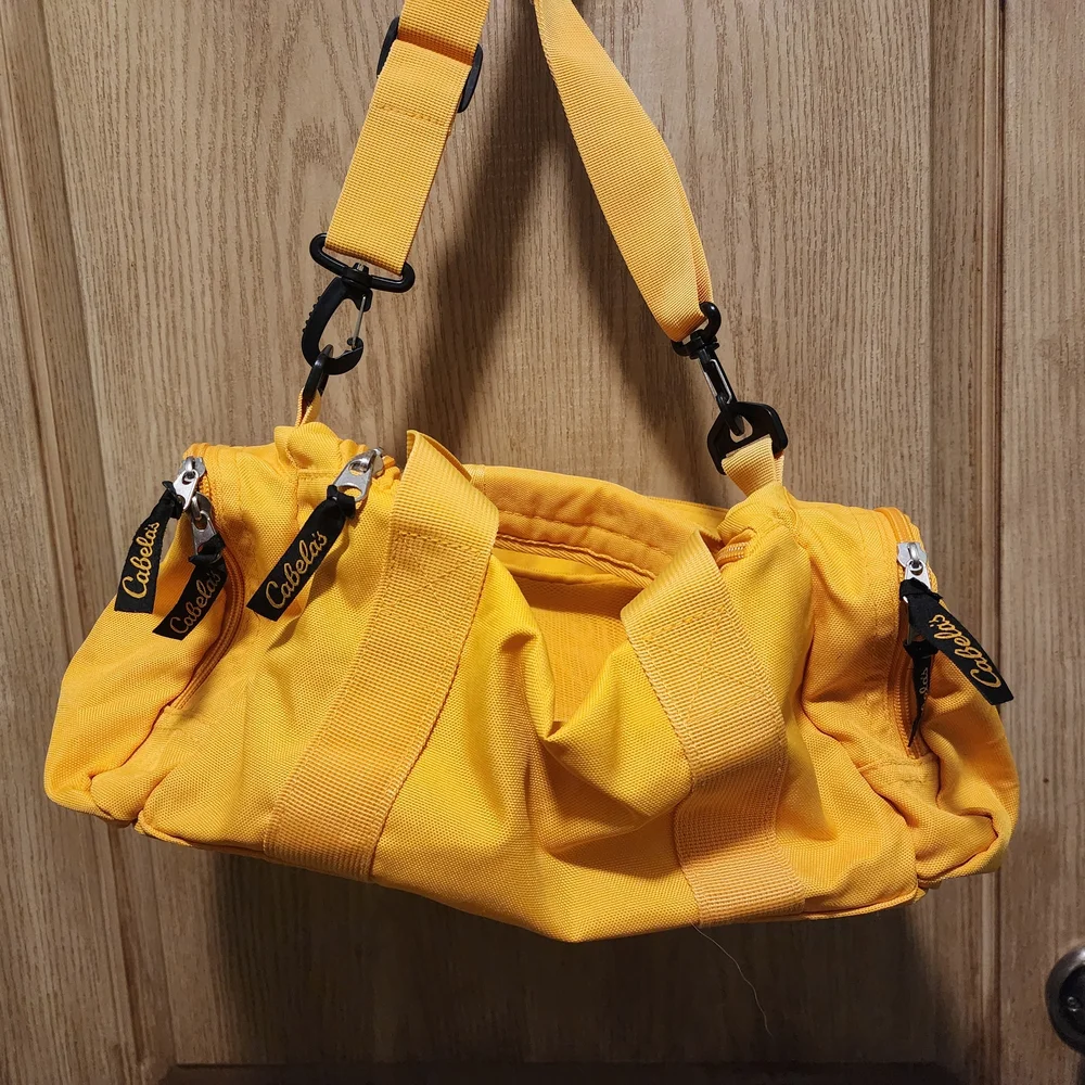 COPY - Cabela's Yellow Duffel Bag